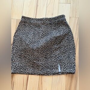 Garage Leopard Skirt! Size Small!